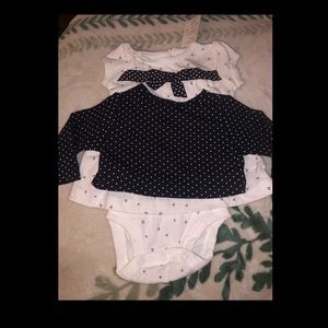 2 piece baby outfit 0-3M